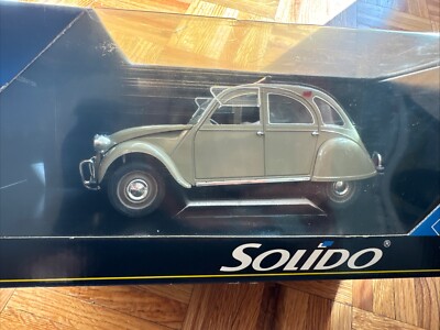 Modèle Réduit Solido Prestige 2CV 1966 Au 1/18ème - En Boîte, état Occasion, Pièce De Collection