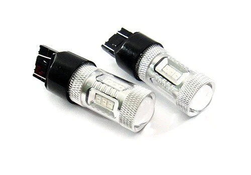 2x 180 3157 P27/7W 182 P27W Bulb SAMSUNG LED Side Indicator Tail Light DRL Amber - Image 2 of 4