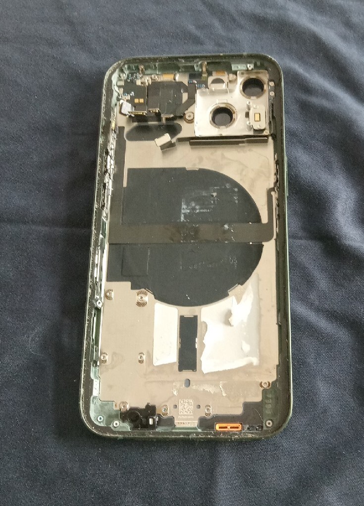 Apple iPhone 13 Original OEM Back Glass Frame Housing Alpine Green