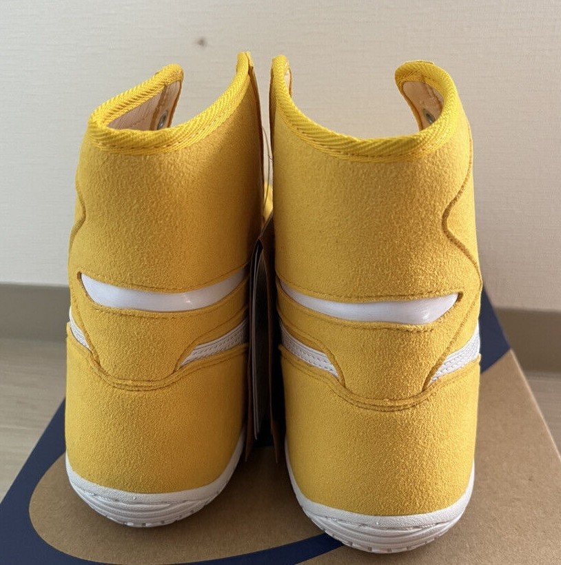 ボクシング Sei asics Boxing Wrestling Shoes Blue and Yellow