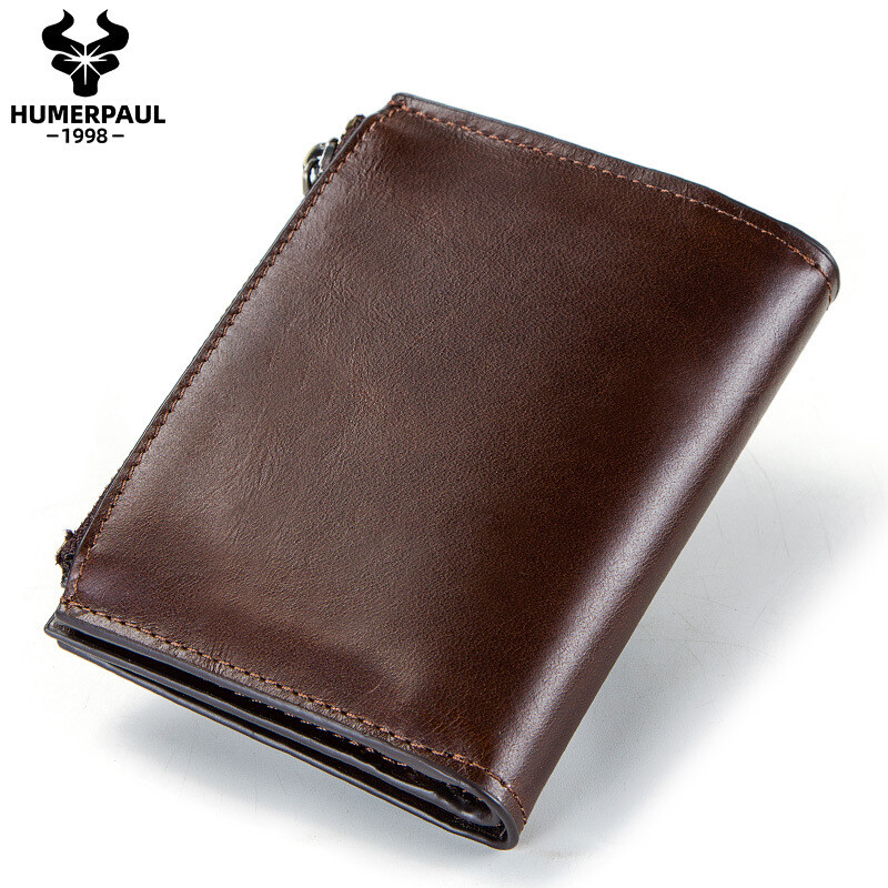 Smart Slim RFID-Blocking Leather Wallet for Men with Pop-Up Card Case  -image