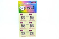 YBN QR 12 Speed Quick Release-Safety Link Chain Link -- Silver (x2 x4 x6)