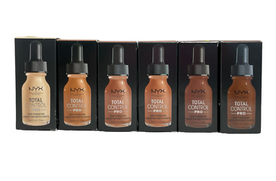 NYX Total Control Pro Drop Foundation 0.43fl.oz./13ml New; You Pick!
