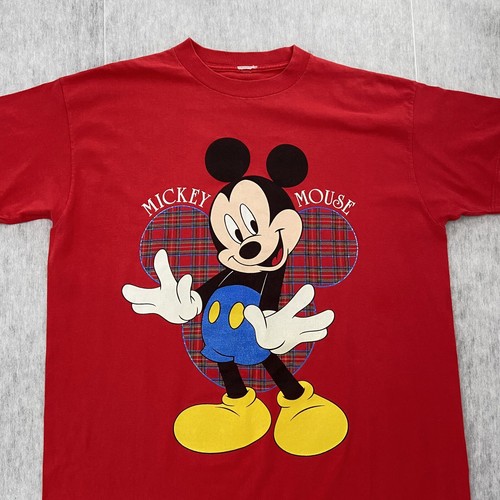 Mickey Mouse Sleep Shirt Womens One Size Red Disney Nightgown Lounge Ladies OS - Picture 3 of 10