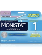 1-Day Yeast Infection Treatment, Prefilled, 6.5% Tioconazole Ointment 0.16 Oz