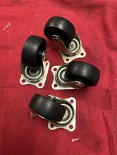 2" PLATE MOUNT SWIVEL CASTER, NEVER USED SET OF 4