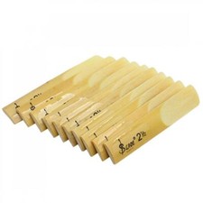 10pcs Alto Saxophone Reeds Bamboo 2-1/2 Reeds Strength 2.5 Professional Sax Part