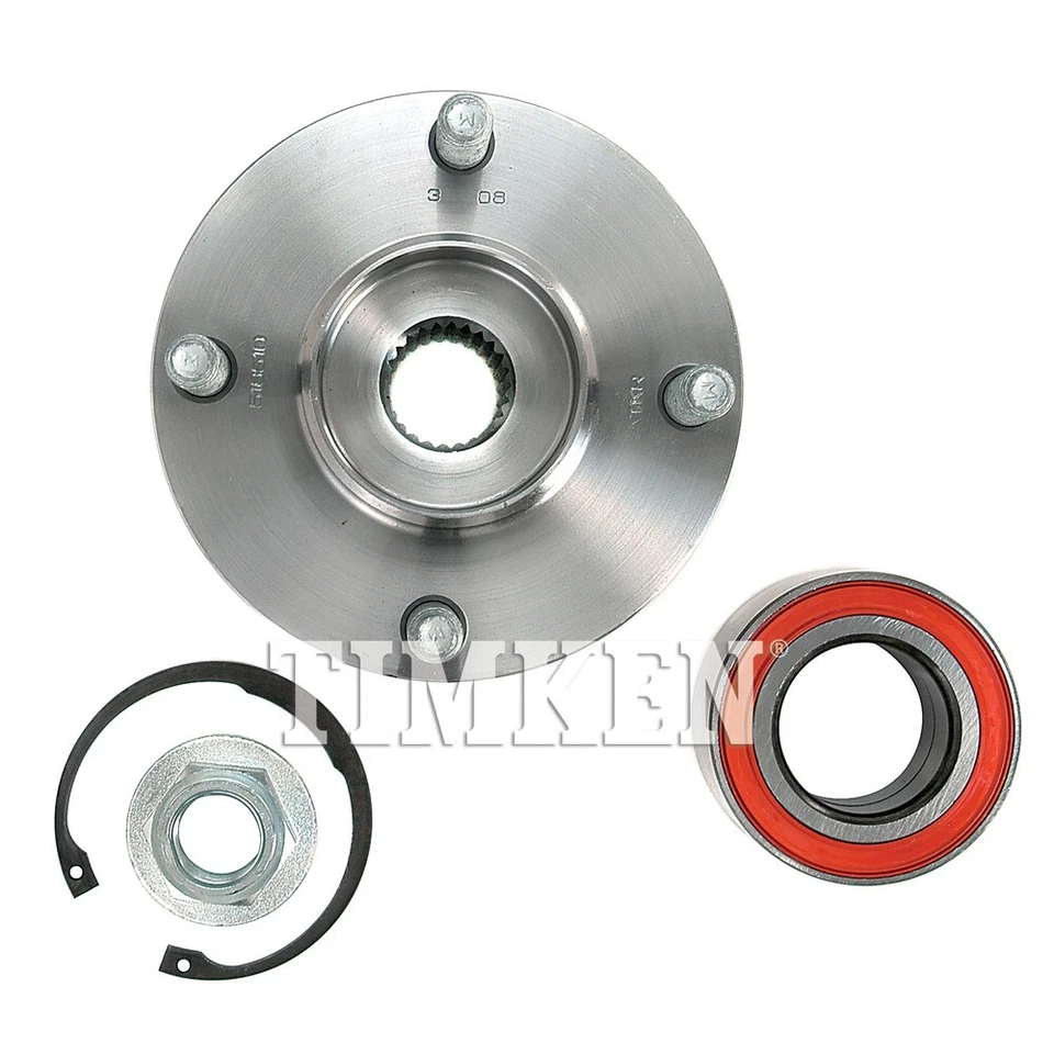 Conjunto de buje de rueda delantera para Ford Focus 2000-2011 2002 2005 2008 2003 Timken Foto 2 de 4