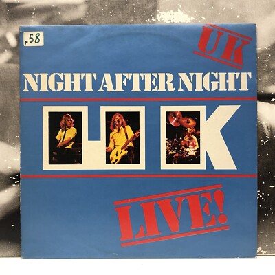 UK - NIGHT AFTER NIGHT - LIVE! LP EX-/EX 1979 ITALIEN 1. POLYDOR 2310 689