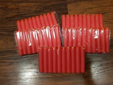 50pcs 2.75" RED Elite Bullet Foam Dart Refill Replacement Toy Gun Darts USA SHIP