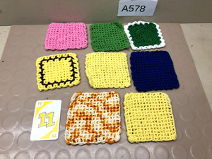 Large Lot of Handmade Crocheted Dish Rags Wash Cloths