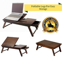 Laptop Table Desk Portable Stand Notebook Computer Foldable Riser Bed Stand Work Laptop Table Desk Portable Stand Notebook Computer Foldable Riser Bed Stand Work