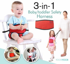 Yochi Yochi 3in1 Baby Portable Travel High Chair/ Walking Harness/ Shopping Cart