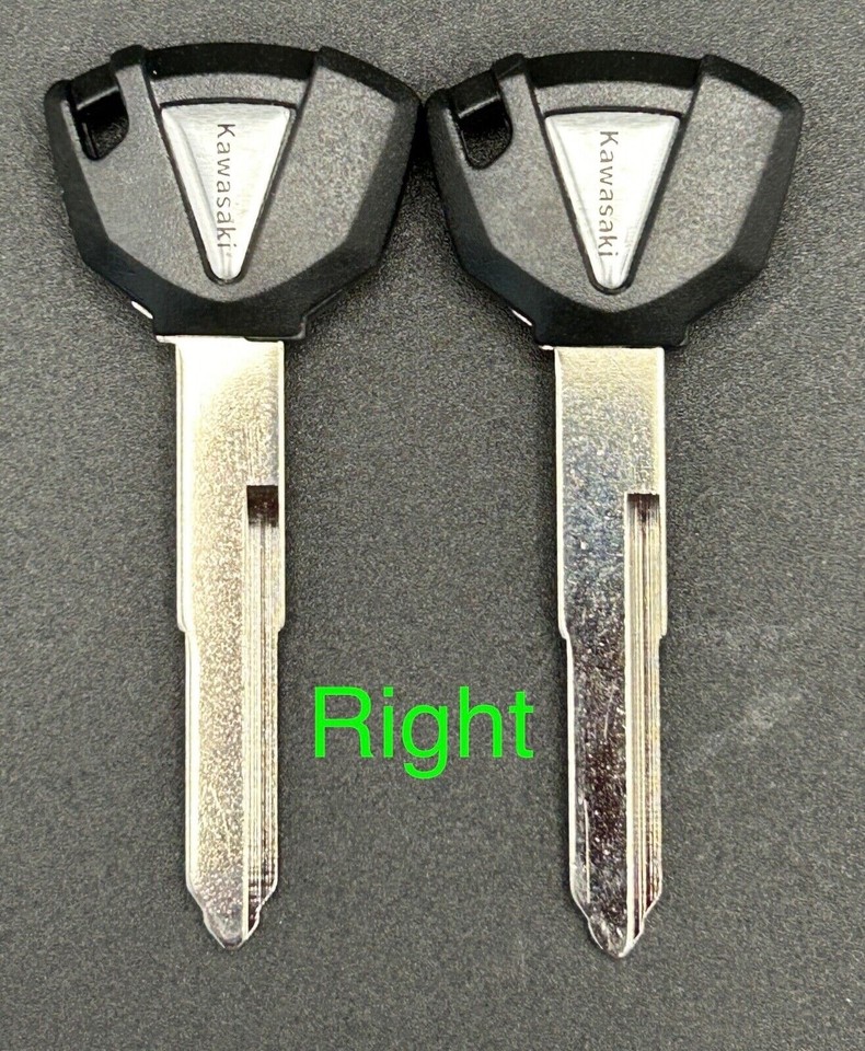 Kawasaki Motorcycle Key Blank – Fits Ninja, Vulcan, ZZR, ZX Series