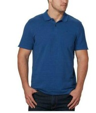 Calvin Klein Bright Cobalt Blue Lightweight Textured Polo Mens, Size XS