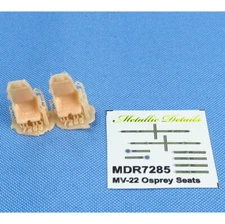 Bell V-22 Osprey Seats (Detailing sets / Seats) Scale 1:72 for Model Kit MDR7285