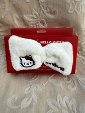 Hello Kitty White Plush Headband NEW in Box