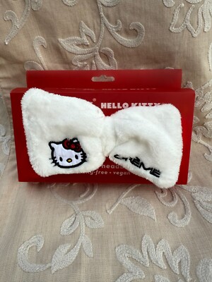 Hello Kitty White Plush Headband NEW in Box