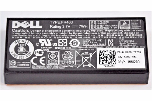 Li-ion 3.7v 7wh Dell U8375 NU209 PERC RAID Controller Battery At - Foto 2