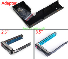 2.5" 3.5" SAS HDD Tray Caddy Adapte For DL380P DL360P 651687 651314 Gen8 G9
