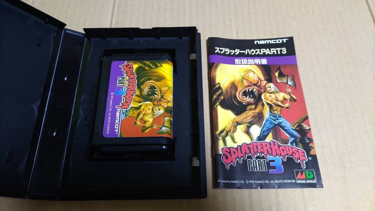 SPLATTER HOUSE PART 3 MegaDrive MD T-14153 1993 NTSC-J SEGA SPLATTER HOUSE PART 3 MegaDrive MD T-14153 1993 NTSC-J SEGA