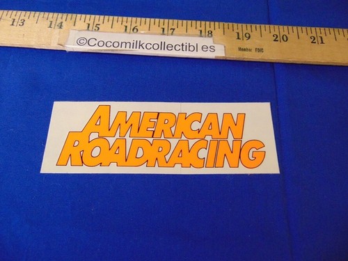 Vintage Decal Sticker American Roadracing Motorcycle Road Racing Race Bike