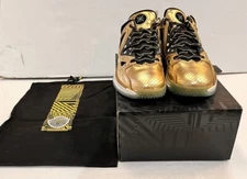 NEW Li-Ning WOW2 Encore Goldrush ABAJ003-12 Gold/Black Mens Size 8.5 Shoes n23