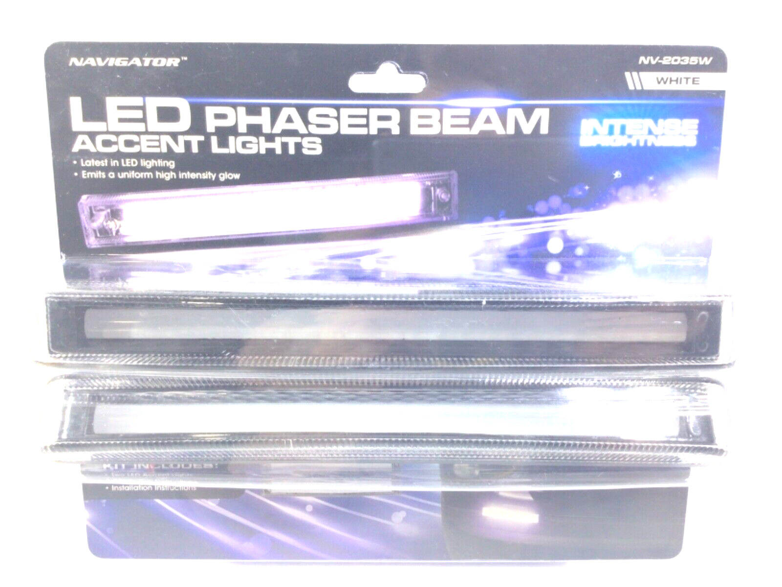Navigator LED Phaser Beam Accent Lights Kit Intense Brightness Off Road Use - 9”