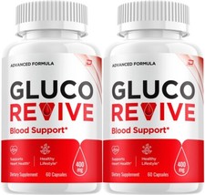 (2 Pack) Gluco Revive Capsules - GlucoRevive All Natural, Glyco Optimizer