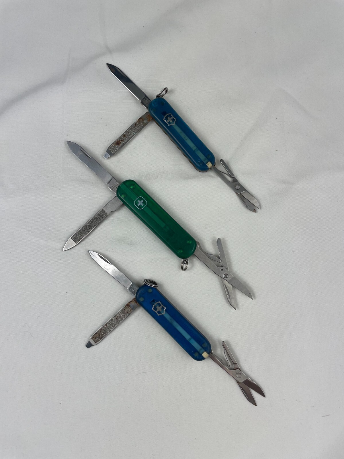 3 Swiss Army Classic Multi-Tool Knives with Scissors & Files