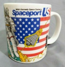 Space Port USA Coffee Mug Space Shuttle Astronaut Nasa Kennedy Space Center