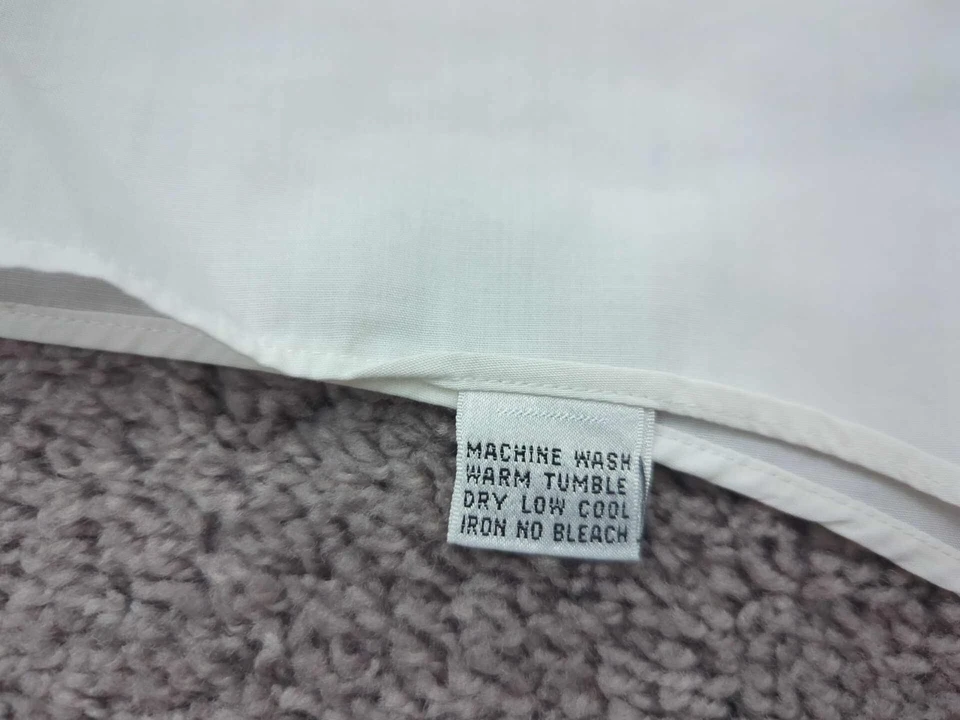 Camisa de vestir vintage Pierre Balmain para hombre 18 blanca abotonada mejor popelina Foto 4 de 4