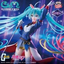 Vocaloid Figurine Hatsune Miku X Gundam 45th Anniversary Evolve Banpresto