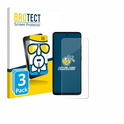 3x Panzerfolie Schutzglas für Motorola Moto G56 Displayschutz