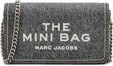 Marc Jacobs Marc Jacobs The Denim Chain Mini Bag - Black Wash 100% Authentic
