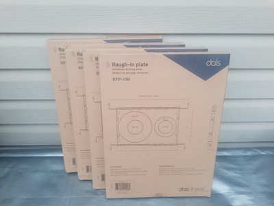(4 Pack) DALS Lighting Rough-in-Plate RFP-UNI Universal Drilling Plate Up To 24''