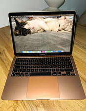 Apple MacBook Air 13,3 Zoll M1 256GB SSD 2021 Gold, beleuchtete Tastatur