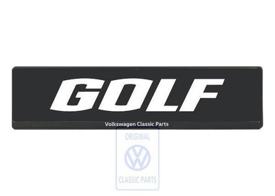 Volkswagen Golf Kennzeichen Original ZCP902989