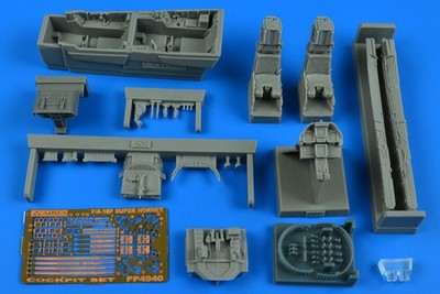 Aires 4940 - 1:48 F/A-18F Super Hornet cockpit set for MENG - Neu