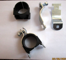 Abrazadera de puntal de cojín galvanizado para tubo de 2 - 1 1/4" 