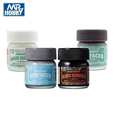 Mr. Hobby HSF01~04 Water-based Aqueous Surfacer 500# 1000# (40ml)