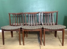 Mid Century Teak Set Of 6x Chairs By Portwood Ltd-Courier Delivery