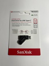 SanDisk 128GB Ultra Dual Drive Go USB Type-C Flash Drive Black SDDDC3-128G-A46