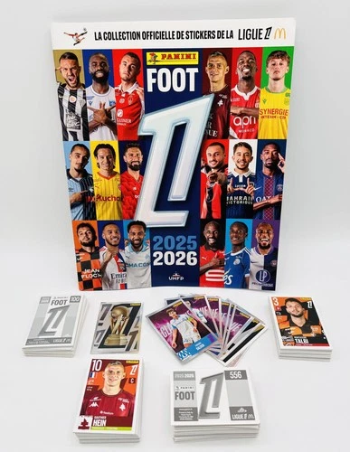Foot 2026 Ligue 1 Album + Complete Panini Figure Set