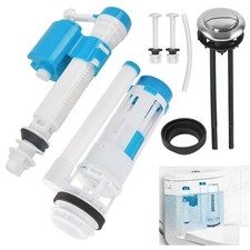 Toilet Cistern Repair Kit Fill Flush Valve Dual Button Water Tank Accessories UK