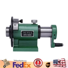 US 5C COLLET SPIN INDEX FIXTURE MILLING Machine Tool
