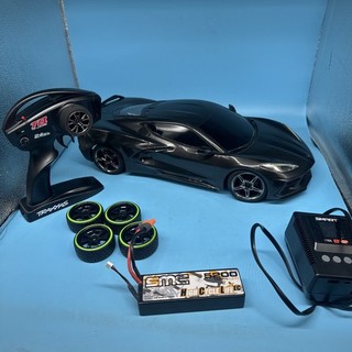 Traxxas Chevrolet Corvette Stingray Electric On Road Touring RC Car Black