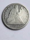 1859-O Seated Liberty Dollar $1 New Orleans – Better Date – Circulated Original