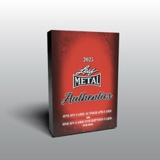 2025 Leaf Metal Authentics Factory Sealed Hobby Box 1 on card Auto Per Box