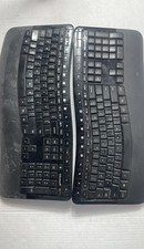 Microsoft Wireless Comfort Keyboards 5000 5050 Ergonomic Lot Of 2